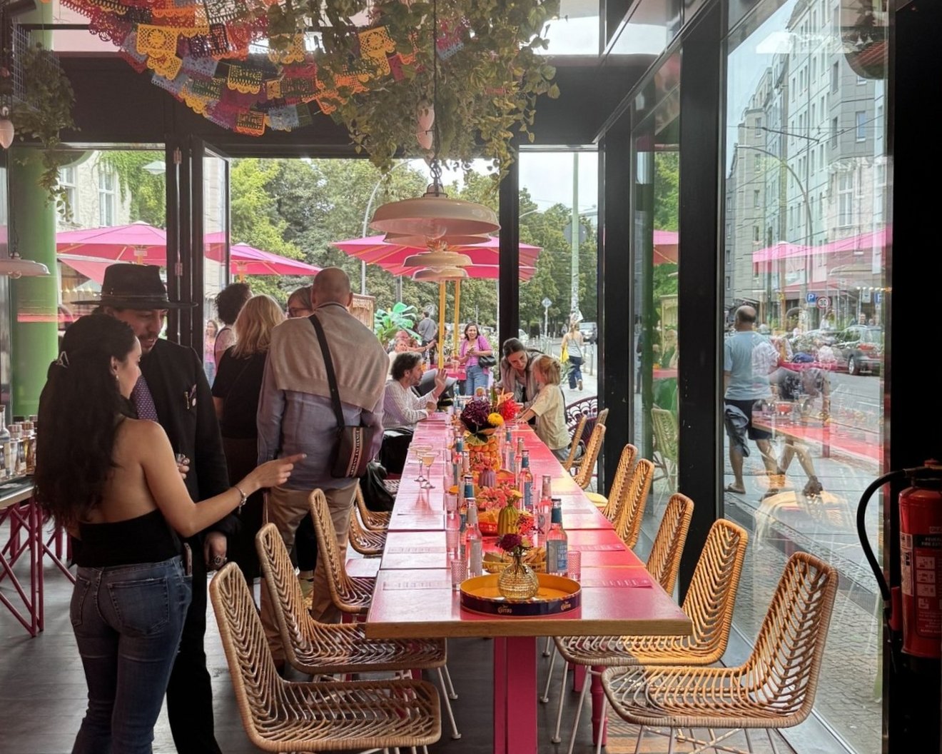 Gedeckte Tafel bei TACO & GRINGO in Berlin-Mitte